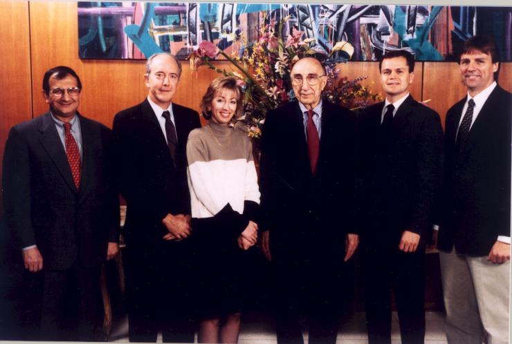 debakeyawards-1998recipients Winners of the 1998 Michael E. DeBakey, M.D., Excellence in Research Awards.